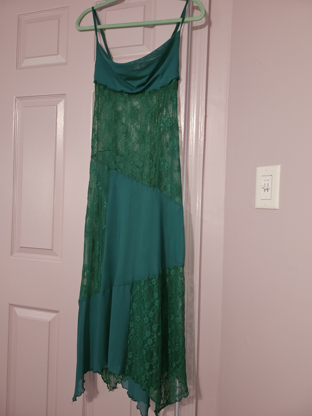 sheer thing maxi slip dress free people green In Xs